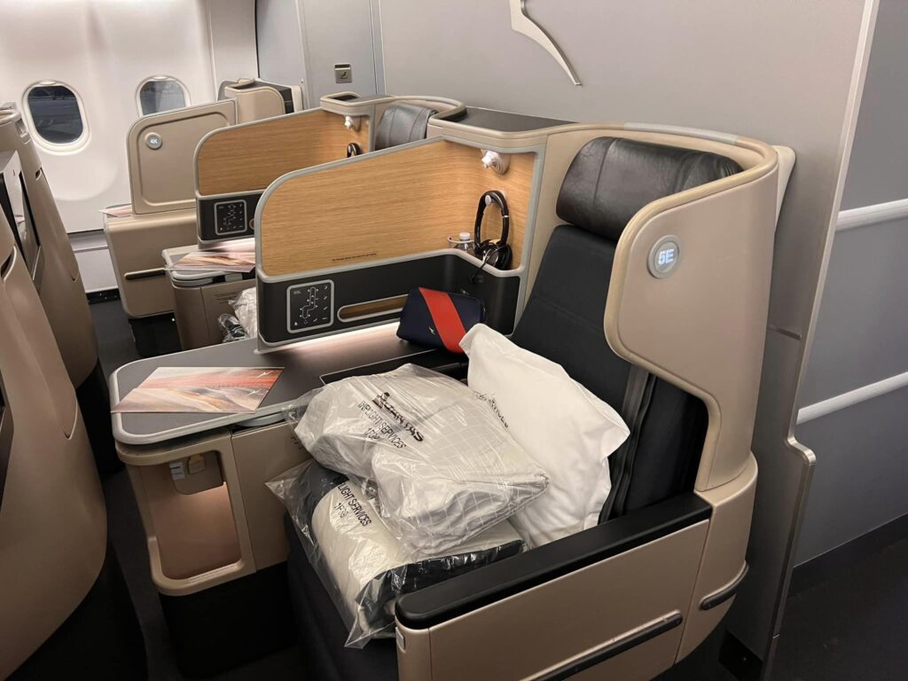 Qantas Business Class