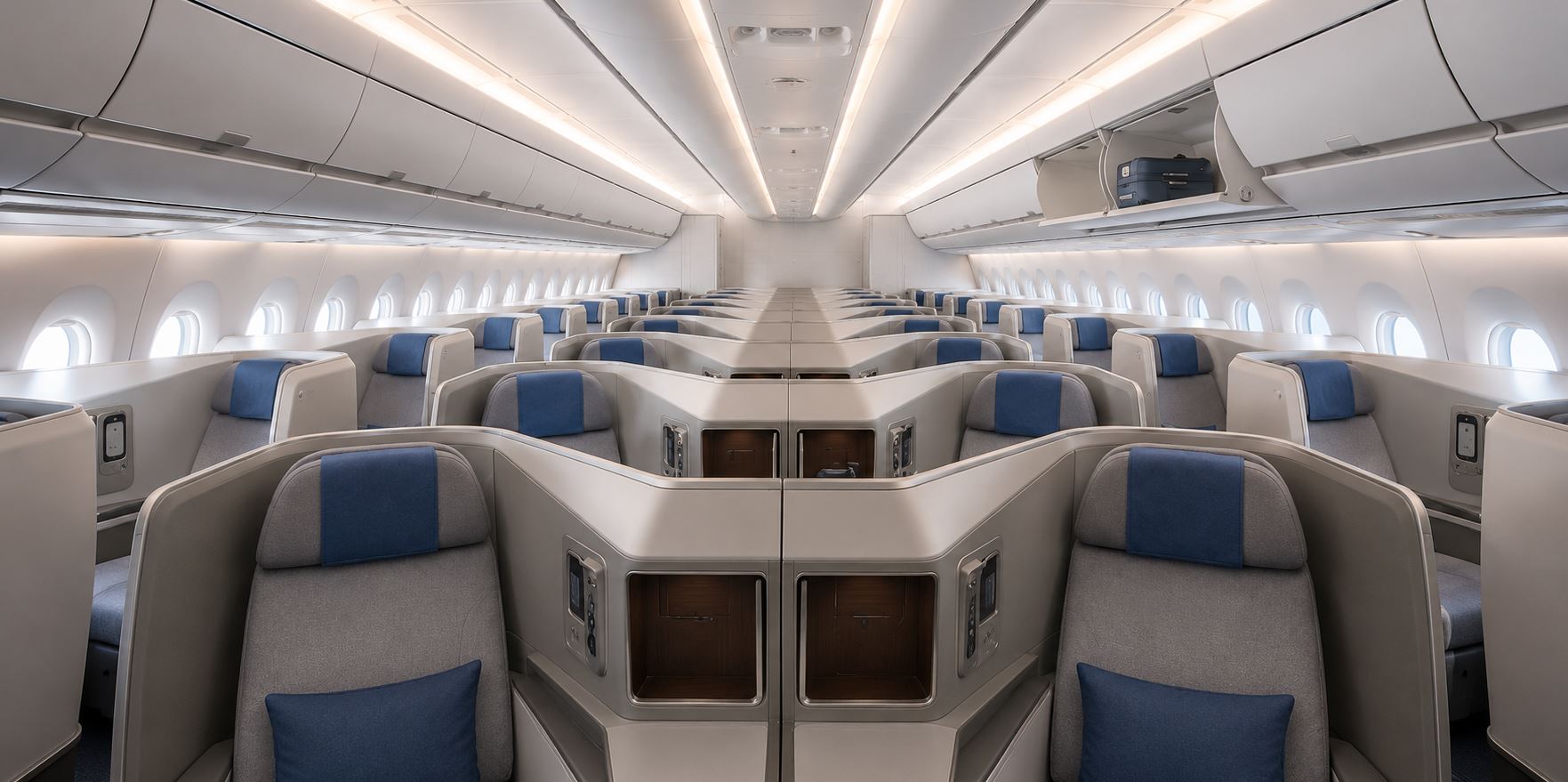 Business Class Cabin - Premium Flight Club